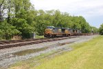 CSX 5208 with a train coming through Westfield New York